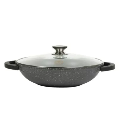 NAPOLEON - WOK - 32CM - POIGNEES AMOVIBLES - tous feux dont induction