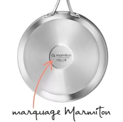 Marmiton - Emotion Faitout 26 cm Inox - Tous feux dont induction