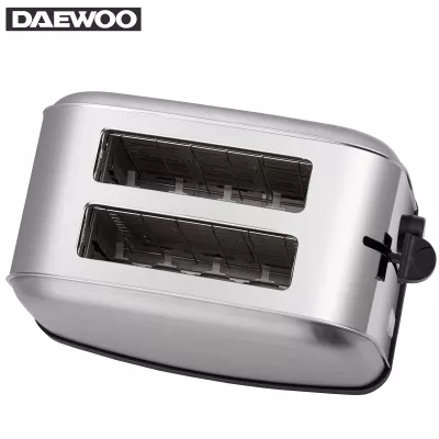 Daewoo SYM-1298: Grille-pain en Acier Inoxydable - 2 Tiroirs, 2 Tranches