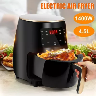 Cheffinger CF-AFRY4.5 : Friteuse Numérique LED 1400W - 4,5 litres Rouge