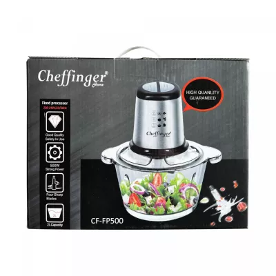 Cheffinger CF-FP500 : Robot de cuisine 2L - 500W