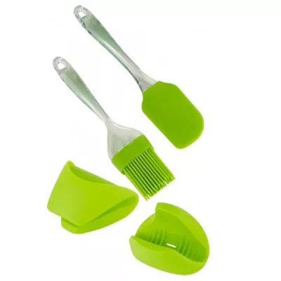 Euro Lady EL-4KHS: Outils de Cuisson 4 Pièces Vert