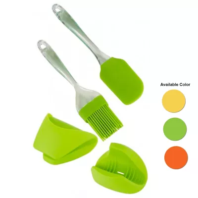 Euro Lady EL-4KHS: Outils de Cuisson 4 Pièces Vert