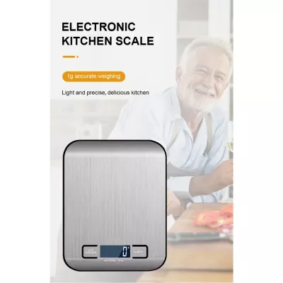 Herzberg HG-04135: Balance de Cuisine Électronique Numérique - 5kg/1g