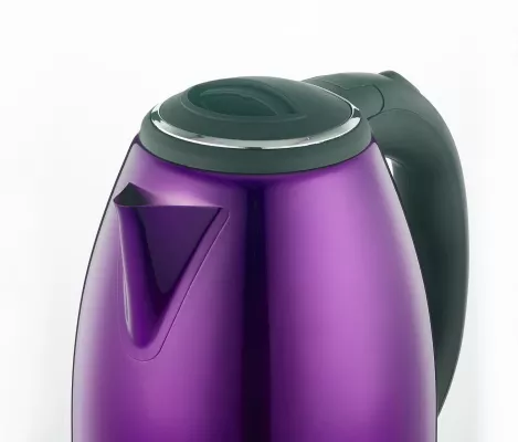 Herzberg HG-5011PUR: Bouilloire électrique 1.8L 1500W en acier inoxydable - Violet