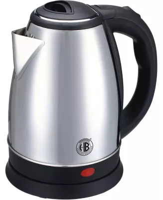 Herzberg HG-5011SIL: Bouilloire électrique 1.8L 1500W en acier inoxydable - Argent