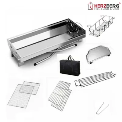 Grille de barbecue Herzberg avec sac