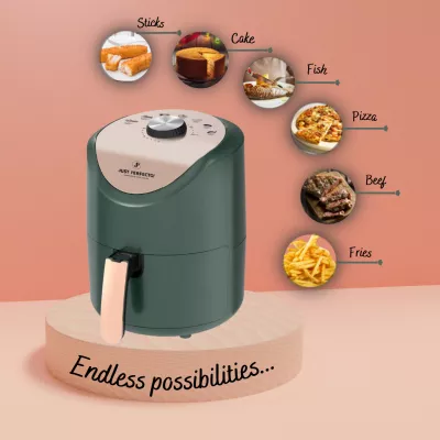 Just Perfecto JL-15: Friteuse à air chaud 1200W avec commande à cadran - 3.5L