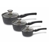 Napoleon - Set 3 Casseroles avec Couvercles manches amovibles