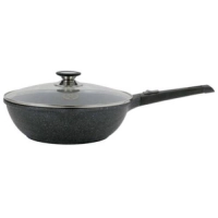 Napoleon - Sauteuse 28 cm avec Couvercle en Verre - Manche amovible - 3.8L