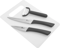 Pradel Excellence - Astucieux, Ensemble Coutellerie Set Planche A Decouper + 2 Couteaux + Eplucheur Boite