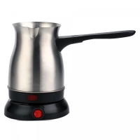 Cheffinger CF-ECMO.6: Cafetière Expresso Turque En Acier Inoxydable Électrique De 600ml