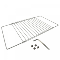 Herzberg HG-03213: Grille De Cuisson Universelle Pour Four Et Grille À Sous-verre Réglable