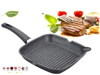 Royalty Line RL-AG24M: Poêle à Griller en Marbre - 24 cm