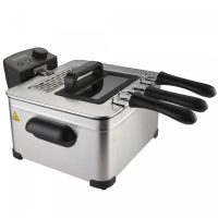 Royalty Line RL-DF4902 : Friteuse en acier inoxydable - 2000W